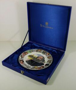 [IM] ロイヤルドルトン　ROYAL DOULTON　シェイクスピア　ボーンチャイナ　イギリス製　絵皿　インテリア　アンティーク