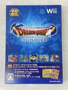 Wiiソフト ドラゴンクエスト25周年記念 ファミコン&スーパーファミコン ドラゴンクエストI・II・III 中古品 sywii075641