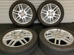 ■ダイハツ純正 ツイン6本スポーク[14インチ 4.5J 4穴 PCD100 +45]■DUNLOP ENASAVE EC300+[155/65R14]2019年製4本セット■