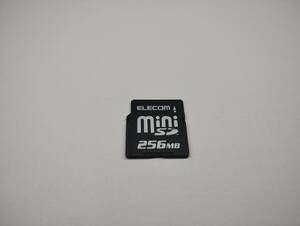 256MB　メガバイト　ELECOM　miniSDカード　メモリーカード　ミニSDカード