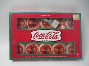 コカ・コーラ ライト パーティライト コカコーラ 照明 電気 飾り インテリア 店舗 Coca-Cola オリジナルボックス 中古