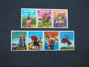 パラグアイ切手　ベルリン国際切手展1977　７種使用済み
