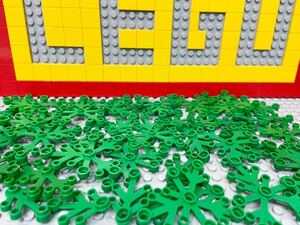 ☆ツタ☆ レゴ　植物パーツ　大量50個　葉っぱ　草　蔦　ツタ　緑　つた　( LEGO 森 木 お城シリーズ　B12412