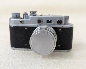 41529 KMZ Zorki-C ゾルキー レンズ ジュピター8 1:2 f=5cm フィルムカメラ 中古 現状品 ロシア ソ連