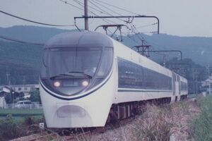 鉄道写真 特急 あさぎり JR東海 371系 電車 KG判（102mm×152mm）