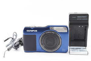 ■美品■ オリンパス OLYMPUS STYLUS VG-190 ブルー 1600万画素 SH-01D23-466