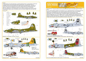 Kits-World(144002)1/144 B-17F/B-17G FlyingFortress用デカール