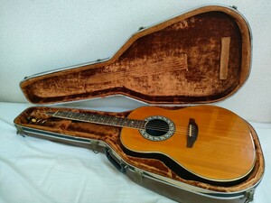 1979〜1980年 ジャンク品 Ovation 1617 ギター OHSC付 訳あり エレキアコースティックギター 動作確認済み USA製 ハードケース付 アコギ 