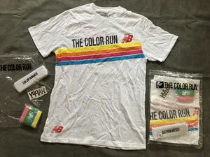 THE COLOR RUN／ニューバランス Tシャツ　S サイズ　スポーツグッズセット 
