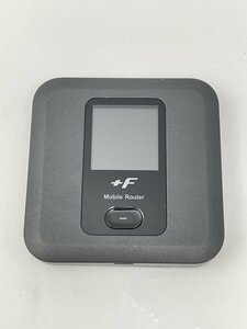 U176【動作確認済】 富士ソフト FS030W モバイルルーター Wi-Fi SIMフリー ブラック
