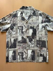 ワコマリア WACKO MARIA／21SS HAWAIIAN SHIRT 晴雨 緊縛柄/ハワイアンレーヨンシャツ　ガッキン　バッズプール　なめだるま　舐達麻