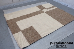 ■P426■未使用品■ジャーナルスタンダードファニチャー/JOURNAL STANDARD■RHONE RUG/ローヌラグ■130センチ×160センチ■4.1万円