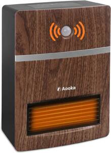 Aooka ヒーター セラミックヒーター 人感センサー 大風量1200W ファンヒーター 8畳 小型 省エネ 3段階切替 暖房器具 省エネ タイマー機能