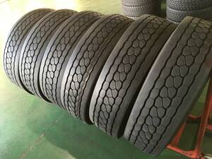 s112-4-2 ☆295/80R22.5 BS エコピアM801Ⅱ (for Bus) 中古6本セット！ 2020年製 中古スタッドレス♪ k510