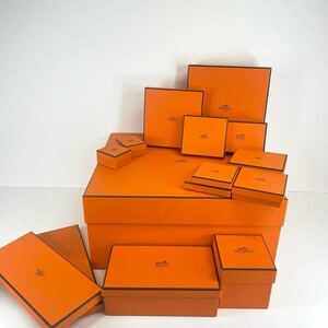 HERMES エルメス バーキン ケリー 保存箱 空き箱 15個セット オレンジ Z105