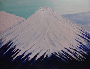 ≪国美協≫TOMOYUKI・友之、『富士山』、油彩画・F100号：162,0×130,3cm、豪華、油絵、一点物、直筆サイン・真作保証付