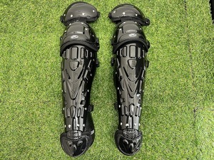 【042308】Rawlings ローリングス J.S.B.B 少年用 キャッチャー防具 レガース ブラック RBJLG 実地未使用品【40421S01】