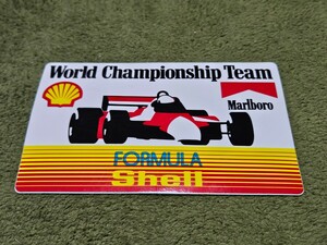 FORMULA Shell のステッカー　Shell Marlboro F1 