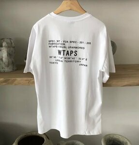 wtaps ダブルタップス Tシャツ トップス 半袖 メンズ ユニセックス ホワイト L サイズ3