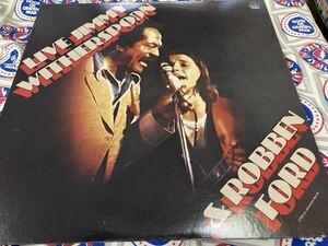Jimmy Witherspoon＆Robben Ford★中古LP国内盤「ジミー・ウイザースプーン＆ロベン・フォード～ライヴ」