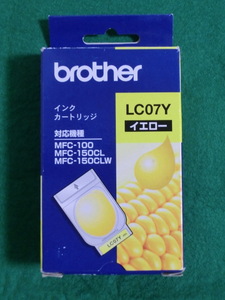 ☆新品・訳あり brother インクカートリッジ LC07Y イエロー