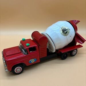2. 当時物　日本製　ブリキ 玩具　現状品　ミキサー車　トラック　自動車