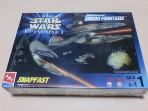 AMT 1/48 ドロイド ファイター スターウォーズ STAR WARS EPSOED1 DROID FIGHTERS TRADE FEDERATION AMT 30118 　