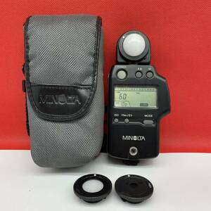 □ MINOLTA AUTO METER Ⅳ F オートメーター 露出計 カメラ アクセサリー 通電確認済 ミノルタ 