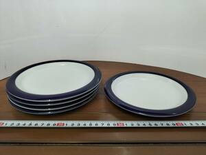 コレクション　昭和　レトロ　平皿　料理皿　中皿　陶器　5枚　まとめて