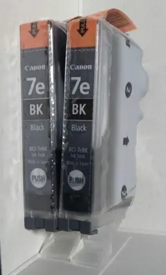 Canon プリンター純正インクBCI-7eBK 2個 ブラック 黒