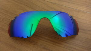 緊急値下げ！★オークリー レーダーロックエッジ ASIAN FIT用 カスタム偏光レンズ　RadarLock Edge VENTED GREEN Color Polarized