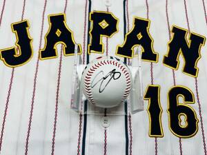 2023 World Baseball Classic 世界一 MVP 侍ジャパン MLB ドジャース 大谷翔平選手♯16 直筆サインボール ロゴボール
