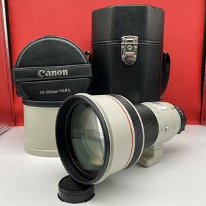 □ 防湿庫保管品 Canon LENS FD 300ｍｍ F2.8L ケース付 カメラレンズ マニュアルフォーカス キャノン