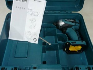 新品同様 makita マキタ 14.4V充電式インパクトドライバ TD134DX 本体+ケース 即決送料無料