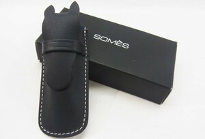 ■■ SOMES/ソメス ■ 牛革 印鑑ケース 馬 ■ 未使用品