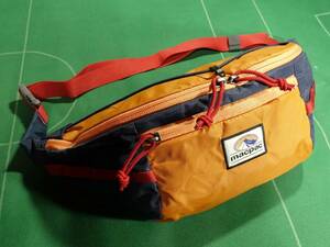 ▲MACPAC 旧白タグ 直営店EC店限定 ウエストバッグ Wilderness Bumbag V2 オレンジ/ネイビー 美品!!!▲