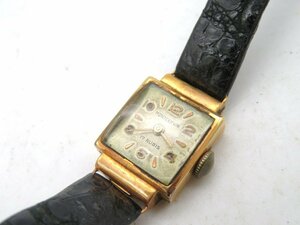 1円■ジャンク■ MONTCERVIN 18K シルバー 手巻き レディース 腕時計 N20406