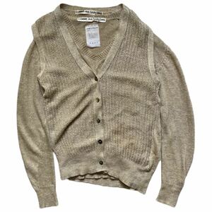 希少 70s COMME does GARCONS ensemble glitter knit cardigan archive collection sweater ReiKawakubo Japanese label Rare vintage 初期