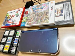 超美品　ソフト22本付き 任天堂 NEW 3DS LL Nintendo ニンテンドー マリオカート7 ドラゴンクエストXI どうぶつの森 ゼルダ　