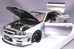 未開封 オートアート コンポジット 1/18 ニスモ R34 GT-R Z-tune シルバー Aa77461　1参考画像 63NO