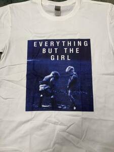 新品サイズL/送料230円/同梱2枚可/ギルダン5.3oz/everything but the girlエブリシングバットザガール/Tシャツ ホワイト