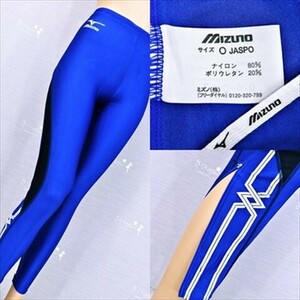 PE2-V96☆/大きいOサイズ♪MIZUNO/ミズノ♪日本製*7W-1*裾チャック有*スポーツロングタイツ※一番安価な送料はゆうパケットなら250円