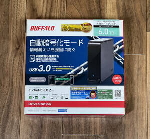 中古美品■BUFFALO HD-LX6.0U3D 大容量 6.0TB 外付USB HDDハードディスク USB3.0/2.0 Mac/Windows