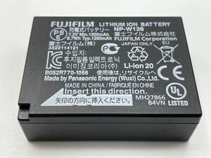 ★送料無料★FUJIFILM NP-W126 富士フィルム バッテリー 現状渡し B57