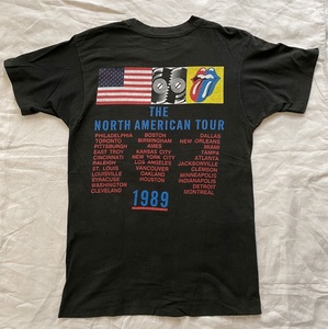 【貴重・ビンテージ】 80s ROLLING STONES ローリングストーンズ バンド Tシャツ アメリカツアー フルーツオブザルーム FRUIT OF THE ROOM