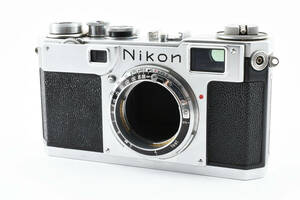 1円～美品＊Nikon ニコン S2 後期 ボディ レンジファインダー ブラックダイヤル