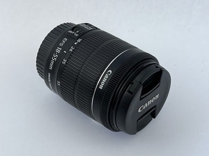 【ほぼ未使用】Canonキヤノン 標準ズームレンズ EF-S 18-55mm/マクロ0.25m F3.5-5.6 IS APS-C対応