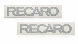 欧州専売 レカロ製 RECARO ロゴ ステッカー2枚set 正規品 デカール PORSCHE MERCEDES AMG BMW MINI AUDI VW RENULT FERRARI LAMBORGHINI