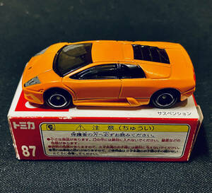 TOMICA トミカ 絶版 廃盤 希少 レア 入手困難 当事物 赤箱 87 ランボルギーニ ムルシエラゴ 