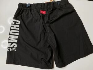 チャムス CHUMS ワコール CWX cw-x コラボ 新品 ハーフパンツ パンツ 短パン 黒 エアトレイル Airtrail ズボン ショーツ メンズ M